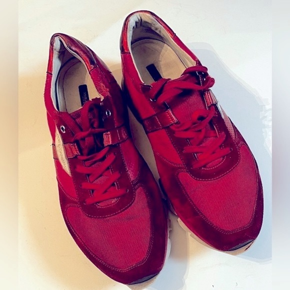 Dolce & Gabbana Shark-teeth Soles Sz 11 Low-top Sneaker Red Men Logo main image 9